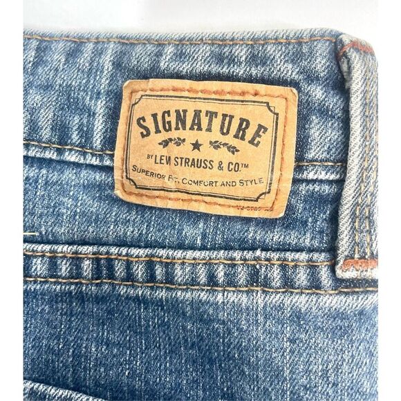 Levi’s Signature Mid Rise Bootcut Jeans Medium Wash Women Size 10 Short 32 x 28 - Picture 4 of 4